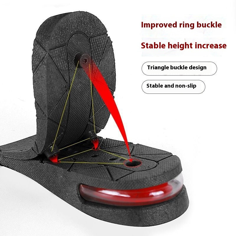 Height Increasing Insole Invisible Comfortable Height Increasing Insole Sweat Absorbent