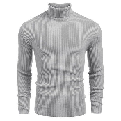 Men's high-neck sweaters for autumn and winter