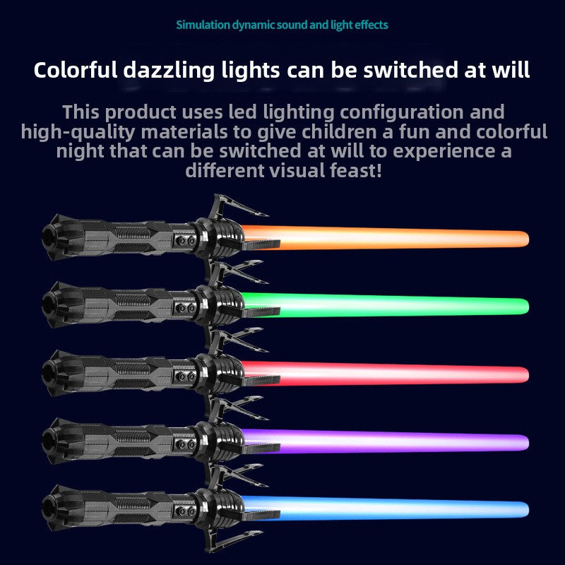 Two-in-one luminous laser sword