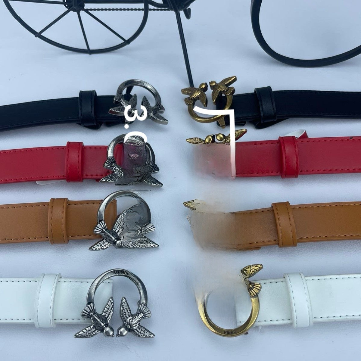 When wearing new men's and women's belts