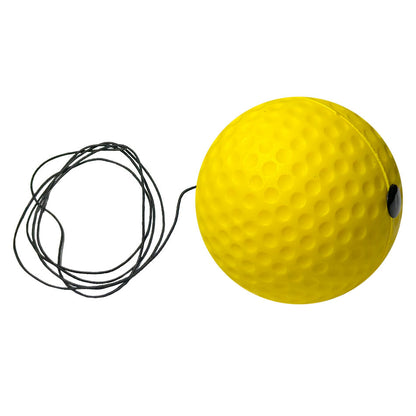 Head-mounted boxing reaction ball