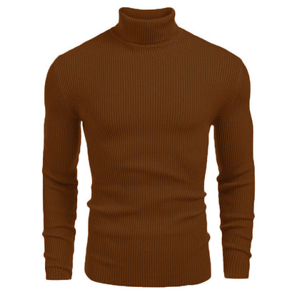 Men's high-neck sweaters for autumn and winter