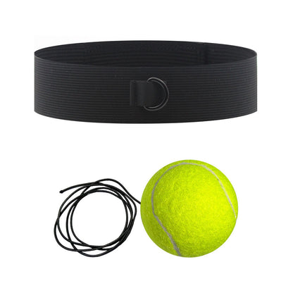 Head-mounted boxing reaction ball