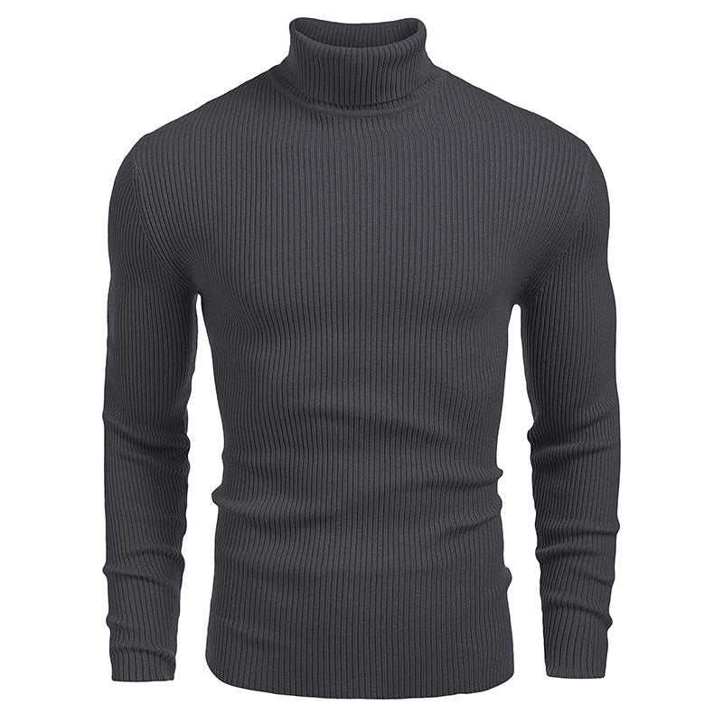 Men's high-neck sweaters for autumn and winter