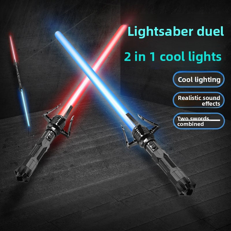 Two-in-one luminous laser sword