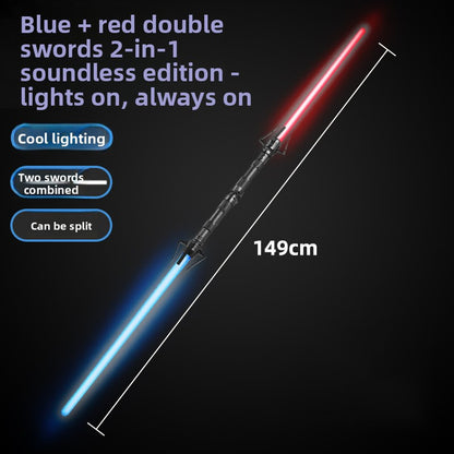 Two-in-one luminous laser sword